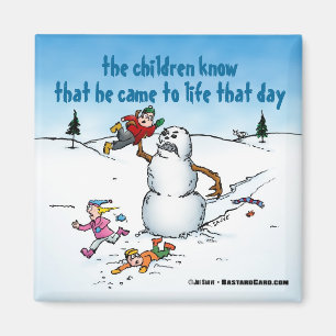 Íman Magneta de desenhos animados do Killer Snowman