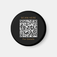 Magneta de Design de código QR exclusivo
