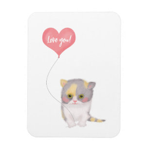 Íman Magneta de Dia de os namorados Smitten Kitten 'Lov