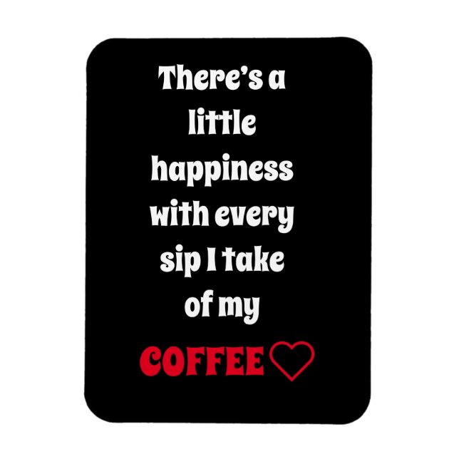 Íman Magneta de Dizer Café (Vertical)