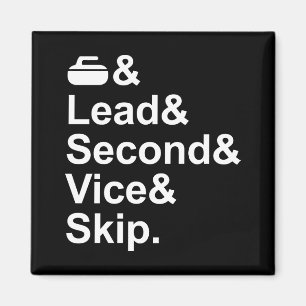 Íman Magneta de Equipe de Curling