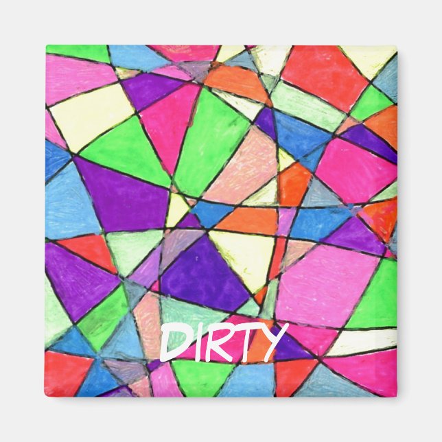 Íman Magneta de estado da máquina de lavar louça com Ab (Frente)