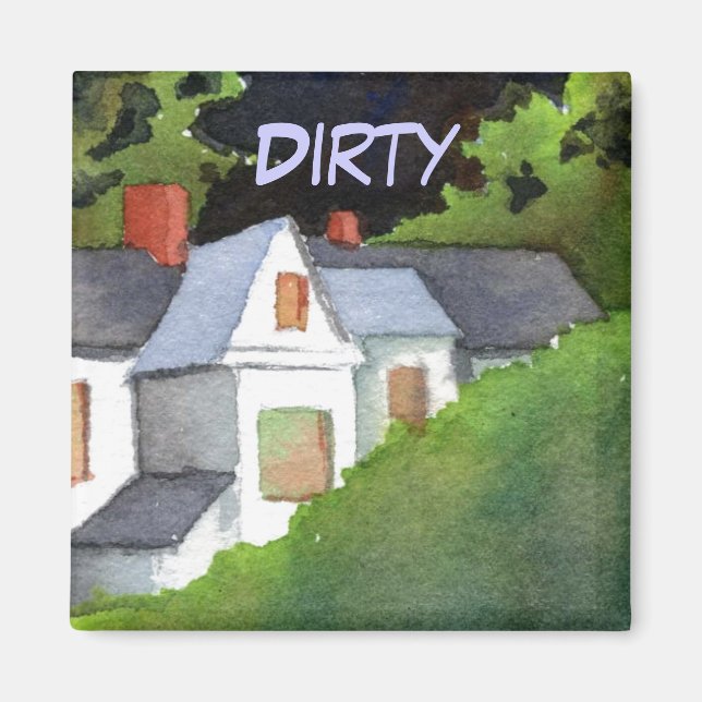 Íman Magneta De Estado Do Dish Washer (Frente)