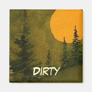 Íman Magneta De Estado Do Dish Washer