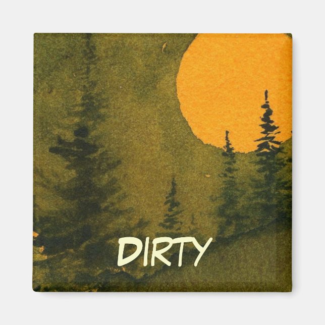 Íman Magneta De Estado Do Dish Washer (Frente)