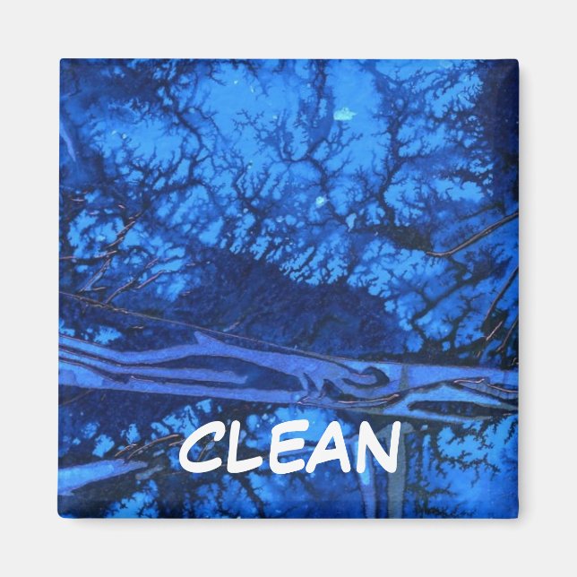 Íman Magneta De Estado Do Dish Washer (Frente)