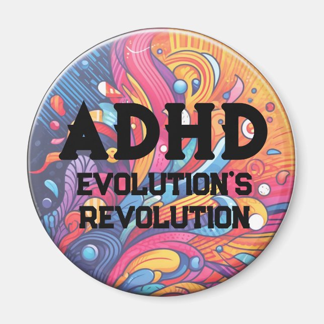 Íman Magneta de Evolução ADHD (Frente)