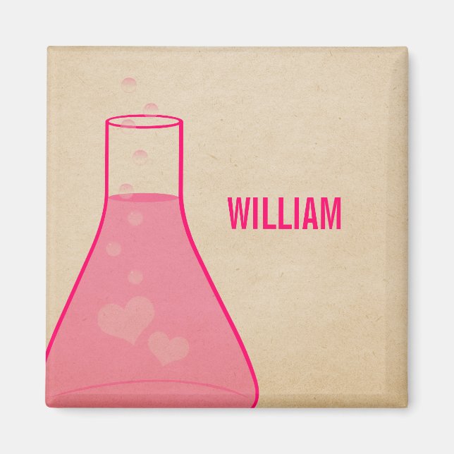 Íman Magneta De Fécula, Rosa (Frente)