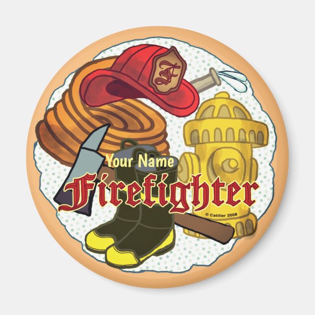 Íman Magneta de Ferramentas de Bombeiro (Frente)