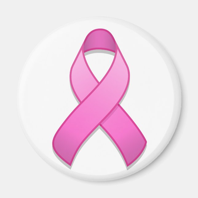 Íman Magneta de Fita de Consciência Rosa-Quente (Frente)