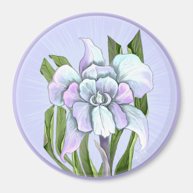 Íman Magneta de flores de Smeraldo (Frente)