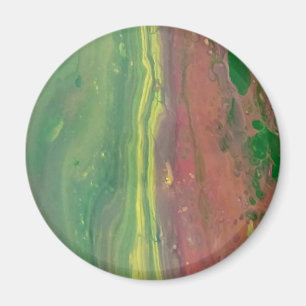 Íman Magneta de Fluid Art Personalizada