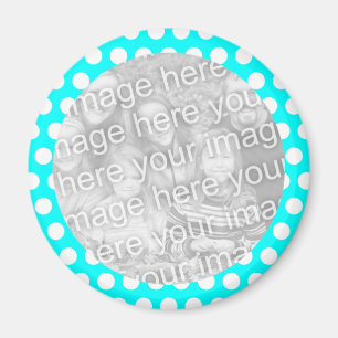 Íman Magneta de Fotografia de Quadro de bolinhas