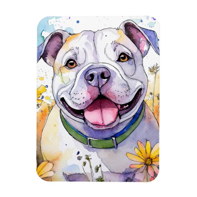 Íman Magneta de Fotografia do Bulldog (Vertical)