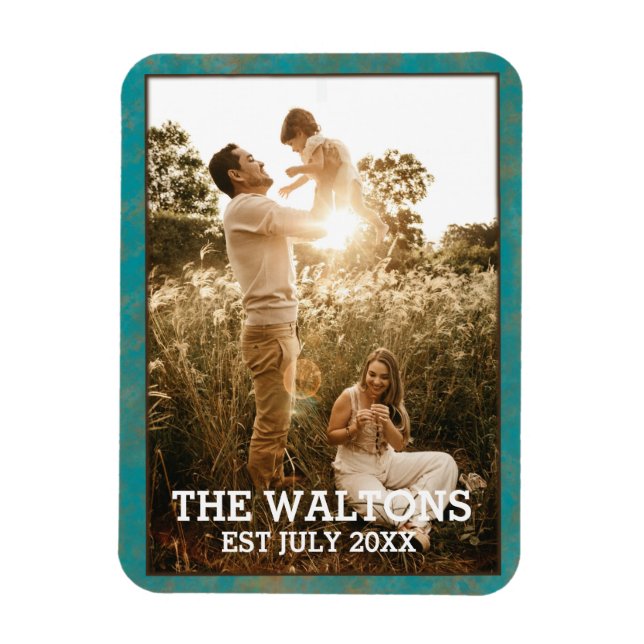 Íman Magneta De Fotografia Elegante De Copper E Frame T (Vertical)