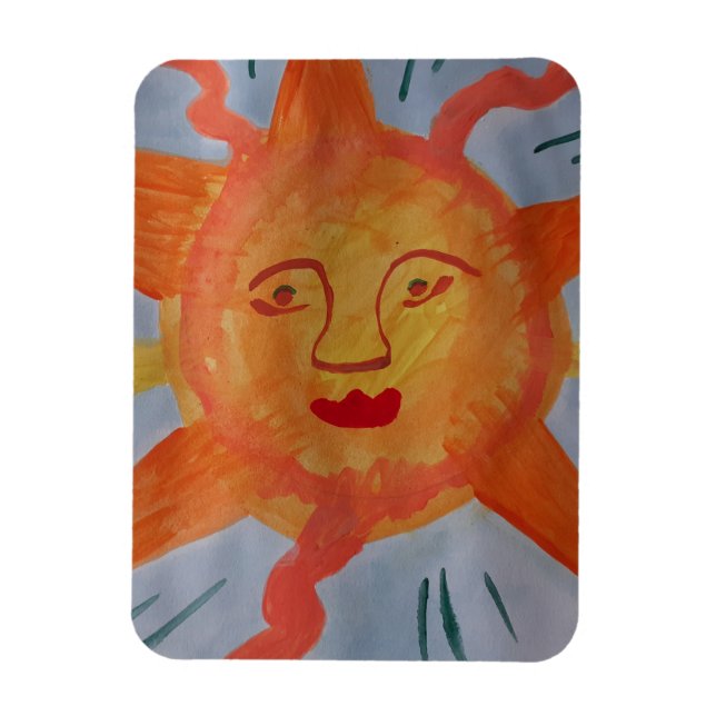 Íman Magneta de Fotografia Flexível da Fiery Sun (Vertical)