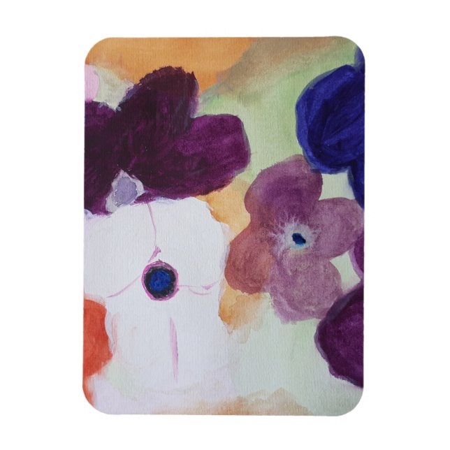Íman Magneta de Fotografia Flexível primavera Anemones (Vertical)