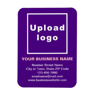 Íman Magneta de Fotografia Flexível Roxo para Empresas