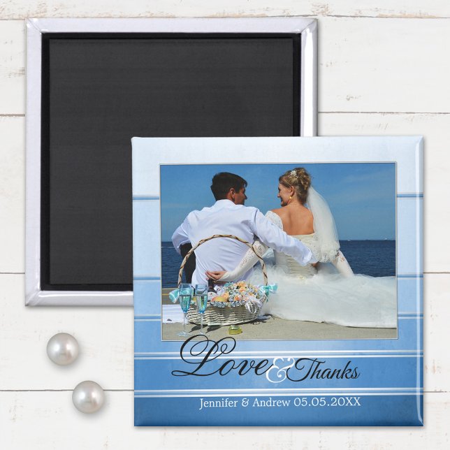 Íman Magneta de Fotografia Náutica de Casamento com Fai (Criador carregado)