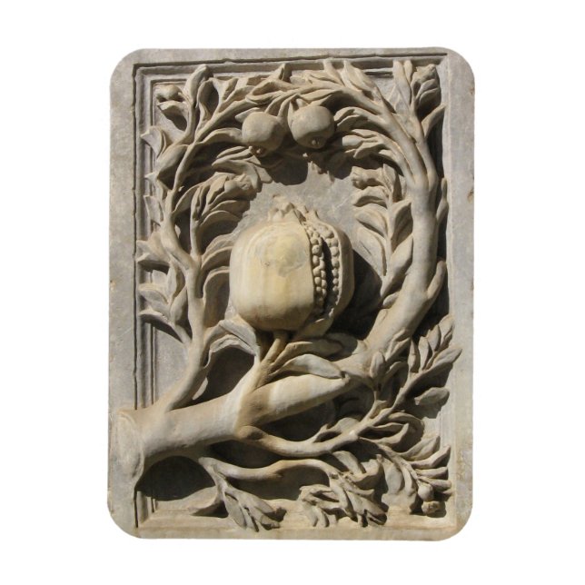 Íman Magneta de Fotografia Stone Carved Art Granada 3"x (Vertical)