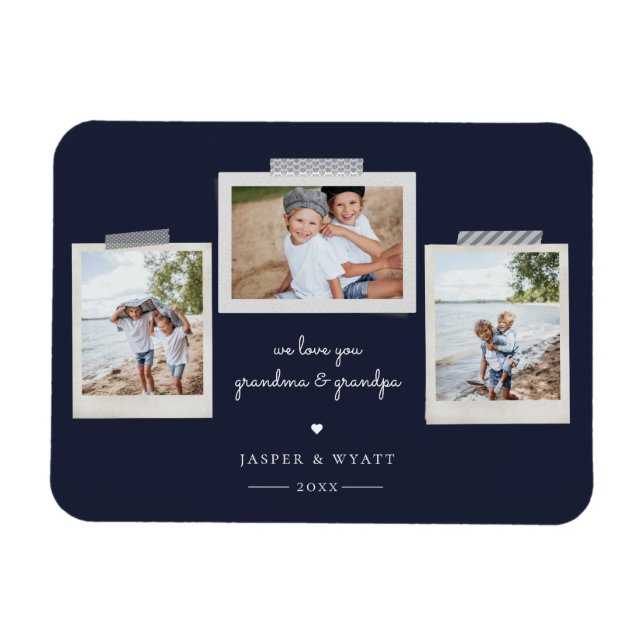 Íman Magneta de Fotografias de Instantâneos de Sentimen (Horizontal)