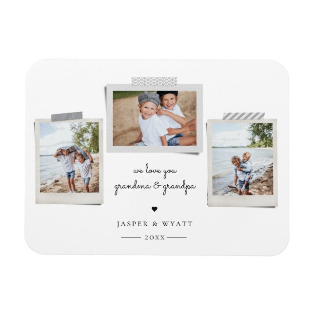 Íman Magneta de Fotografias de Instantâneos de Sentimen (Horizontal)