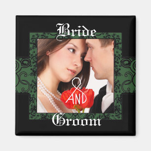 Íman Magneta de Fotografias do Noivo