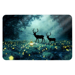 Íman Magneta de Fotografias Flexível do Elk da Floresta