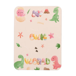 Íman Magneta de Fotografias Flexível Mundial do Dinossa