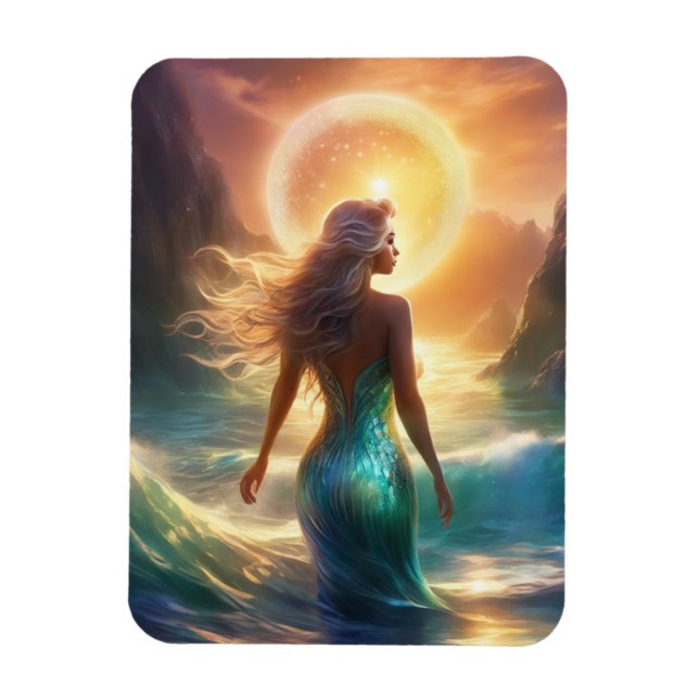 Íman Magneta de Fotografias Flexível Sereia (Vertical)
