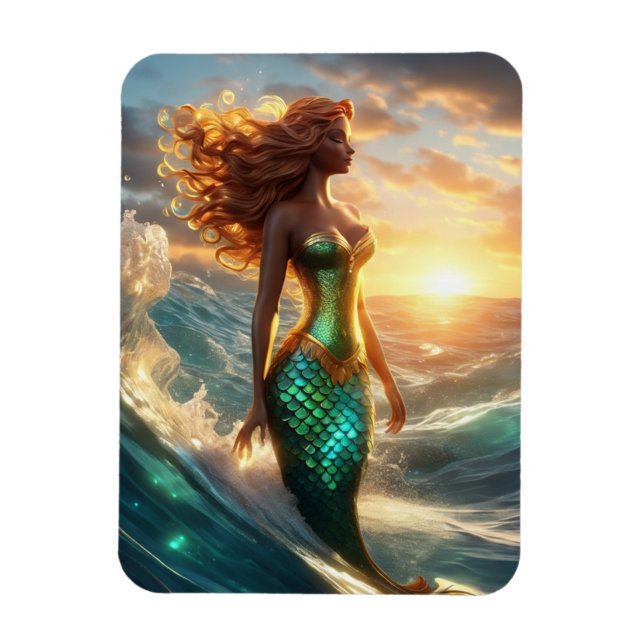 Íman Magneta de Fotografias Flexível Sereia (Vertical)