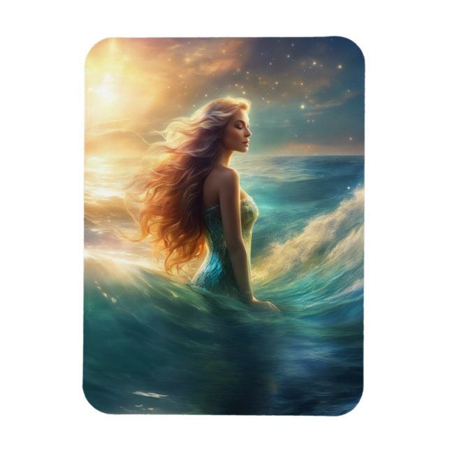 Íman Magneta de Fotografias Flexível Sereia (Vertical)