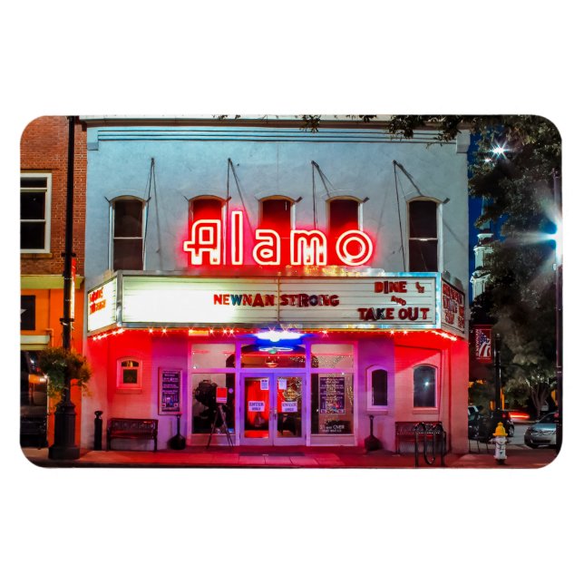 Íman Magneta de fotos flexível ALAMO da CIDADE PEQUENA (Horizontal)