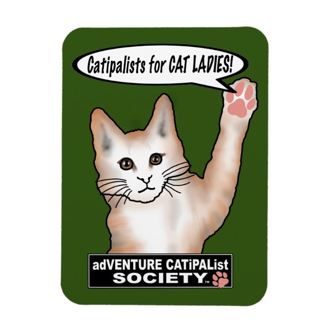 Íman Magneta de Fotos Flexível para Gatos (Vertical)