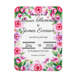 Íman Magneta de fotos flexível, rosa e púrpura,