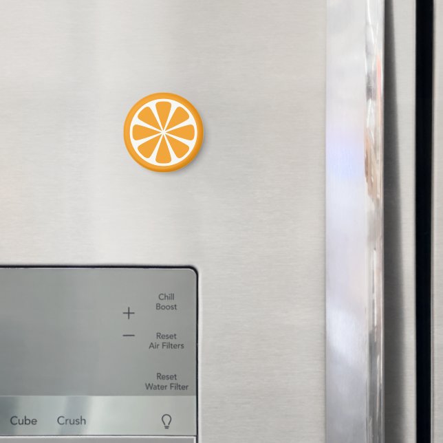 Íman Magneta de Fruta de Verão com Fatia Laranja (In Situ (Fridge))