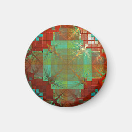 Íman Magneta de fusão cromática vermelha e verde