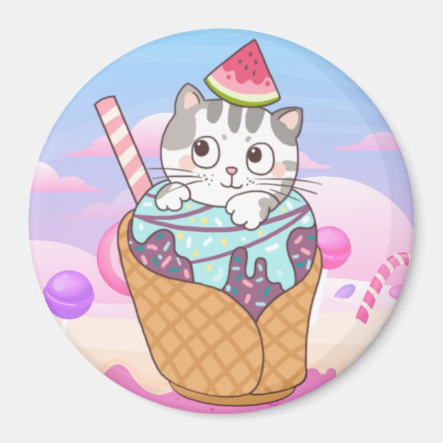 Íman Magneta de Gato (Frente)