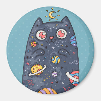 Íman Magneta de Gato de Espaço Cinto
