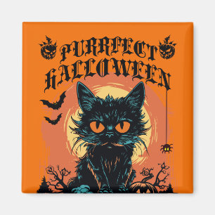 Íman Magneta de Gato Negro Puro Halloween