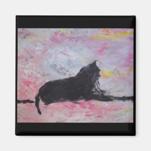 Íman Magneta de Gato Preto