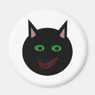 Íman Magneta de Gato Preto Halloween
