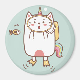 Íman Magneta de Gato Unicorn