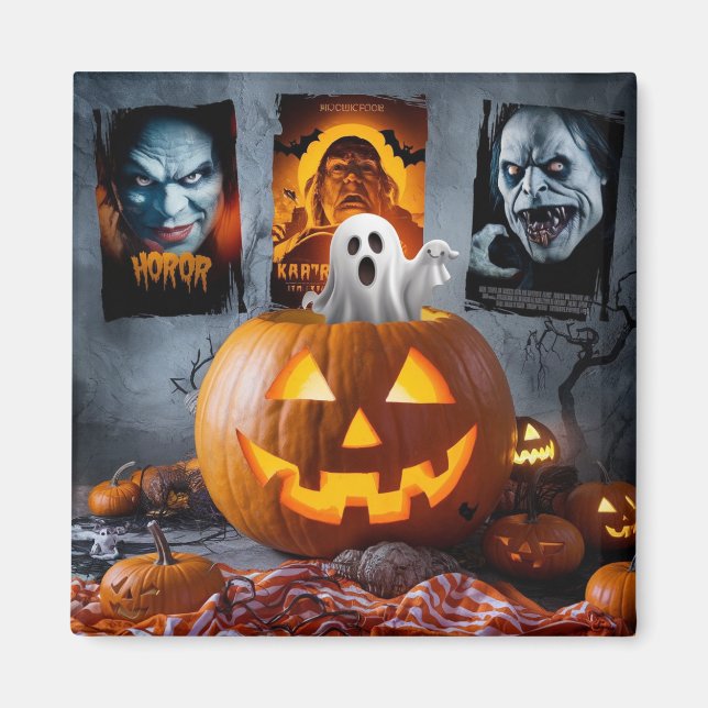 Íman Magneta de Halloween. (Frente)