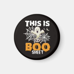 Íman Magneta de Halloween de Folha do Fantasma Spooky P