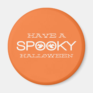 Íman Magneta de Halloween de Tipografia Spooky