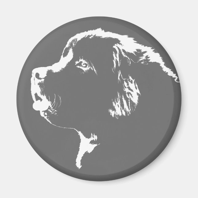 Íman Magneta de Imã de geladeira de Cachorro da Terra N (Frente)