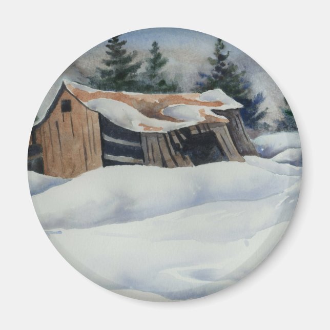 Íman Magneta de inverno (Frente)