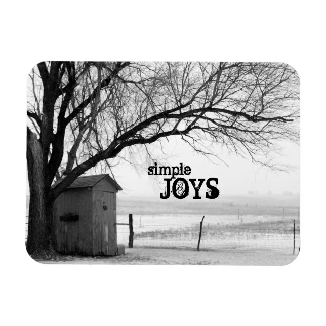 Íman Magneta de inverno (Horizontal)