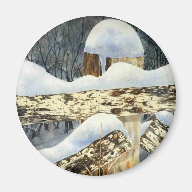 Íman Magneta de inverno (Frente)